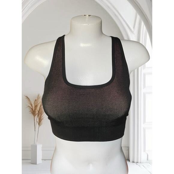 Fabletics Women's Ainsley Seamless Low Impact Sports Bra Black Small New NWT - Picture 6 of 10